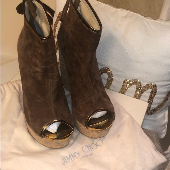 Jimmy Choo  wedge booties - Picture 2 of 8